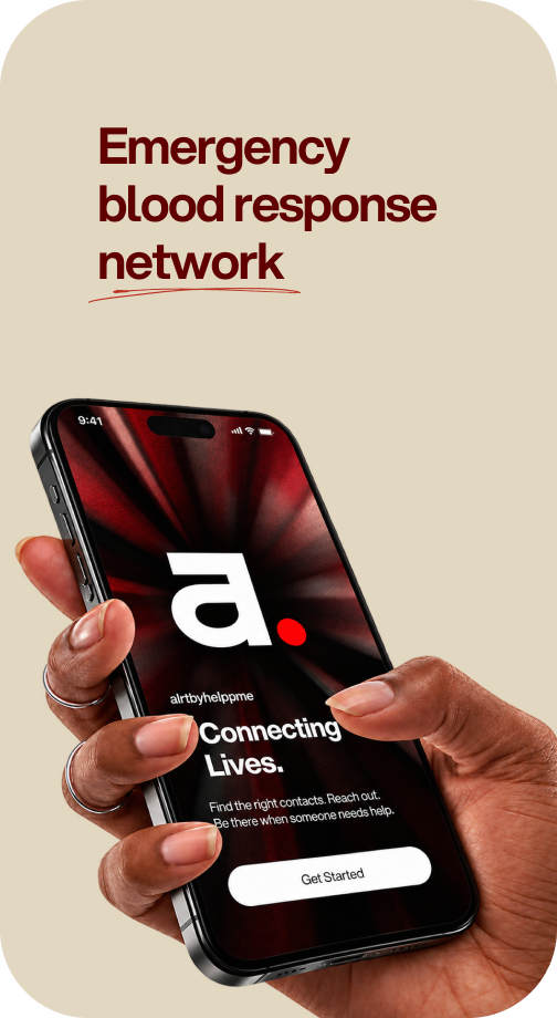 Emergency blood response network